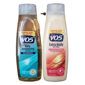 Alberto V05 Shampoo (Power of Five) & Conditioner (+5 Vitamins & Oils) New Set 2